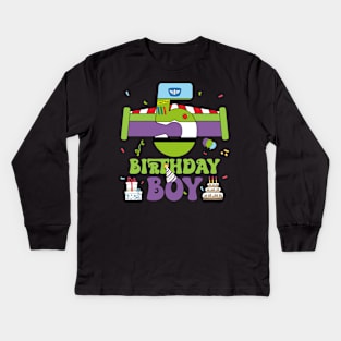 5th Birthday Boy Polical funny B-day Gift For Boys Kids Kids Long Sleeve T-Shirt